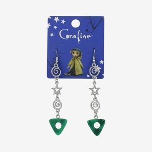 Coraline Stone‎ & Stars Drop Earrings Hot Topic